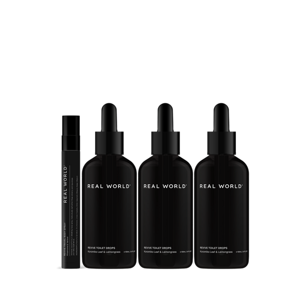 Toilet Drop Trio + Free Travel Body Spray