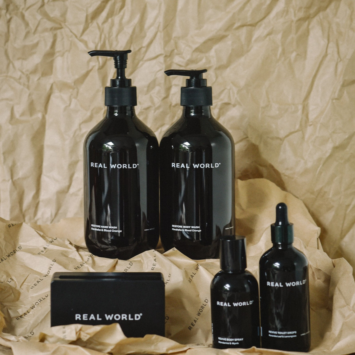 Harakeke & Blood Orange Body Wash, group