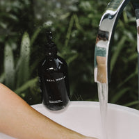 Harakeke & Blood Orange Hand Wash, in use